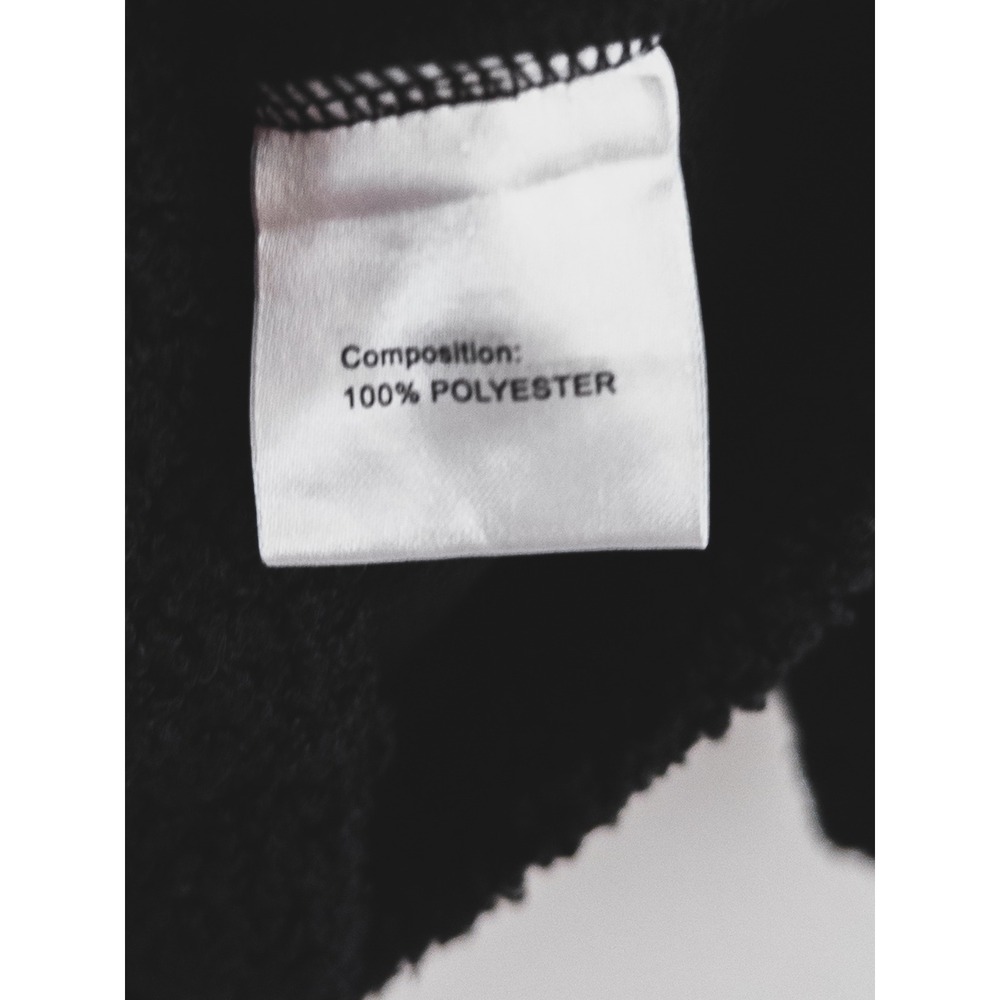 Teddy Bear Jacket‎ Womens Medium Black Fleece Button Up Sherpa Shacket Outdooor - Picture 6 of 6